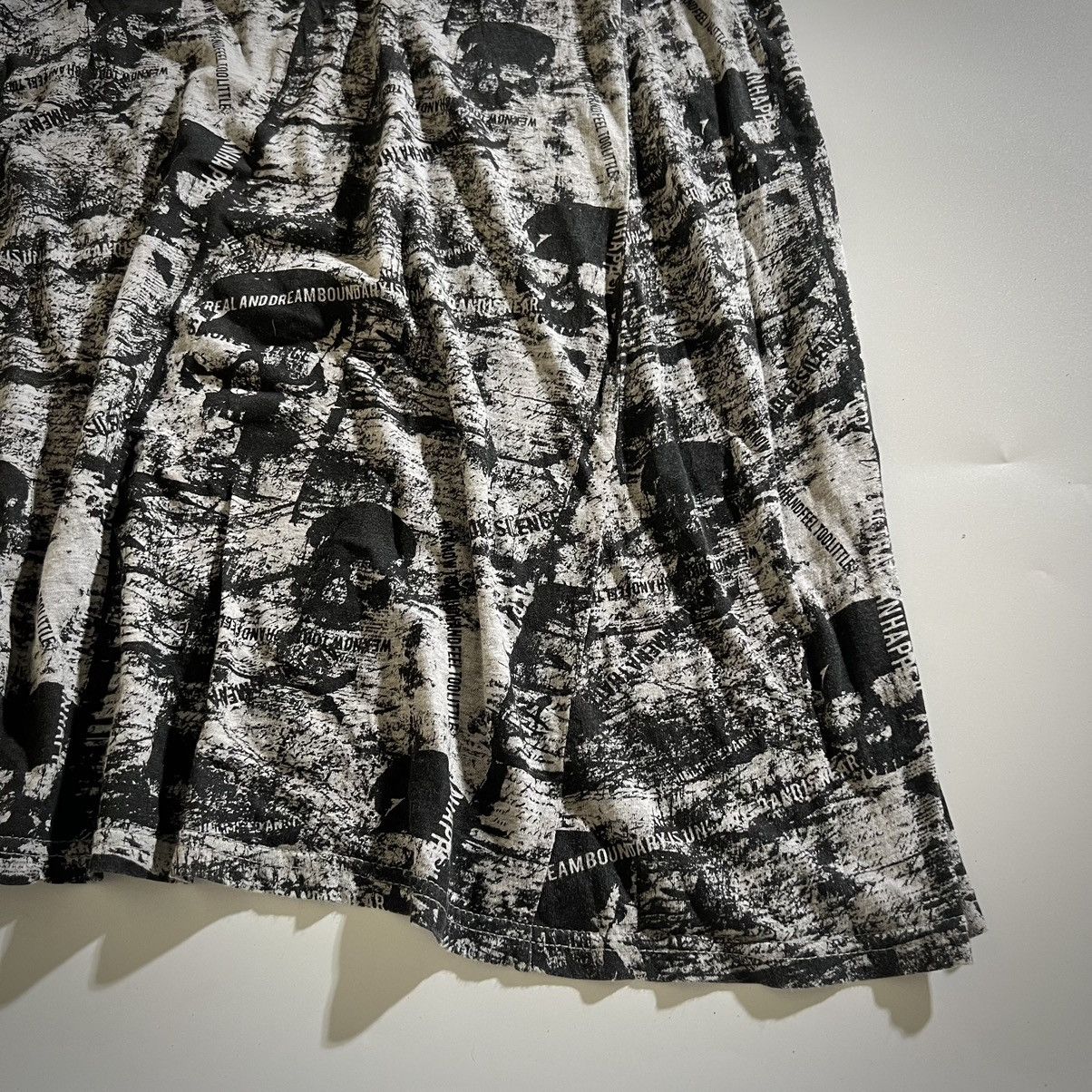 Japanese Brand HEAVEN AND EARTH Grey Skull Print Sleeveless Maxi Dress Size M / US 6-8 / IT 42-44 - 6 Thumbnail
