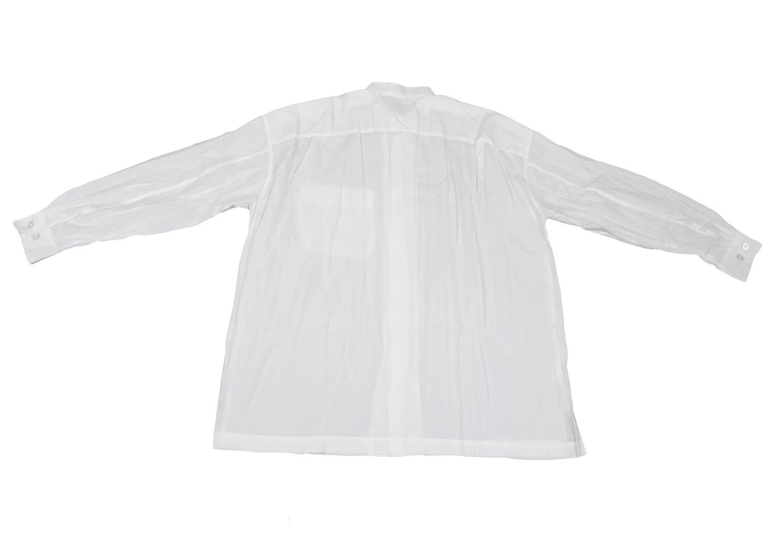 Issey Miyake Mao Collar Shirt in White, Size S Size US S / EU 44-46 / 1 - 13 Thumbnail