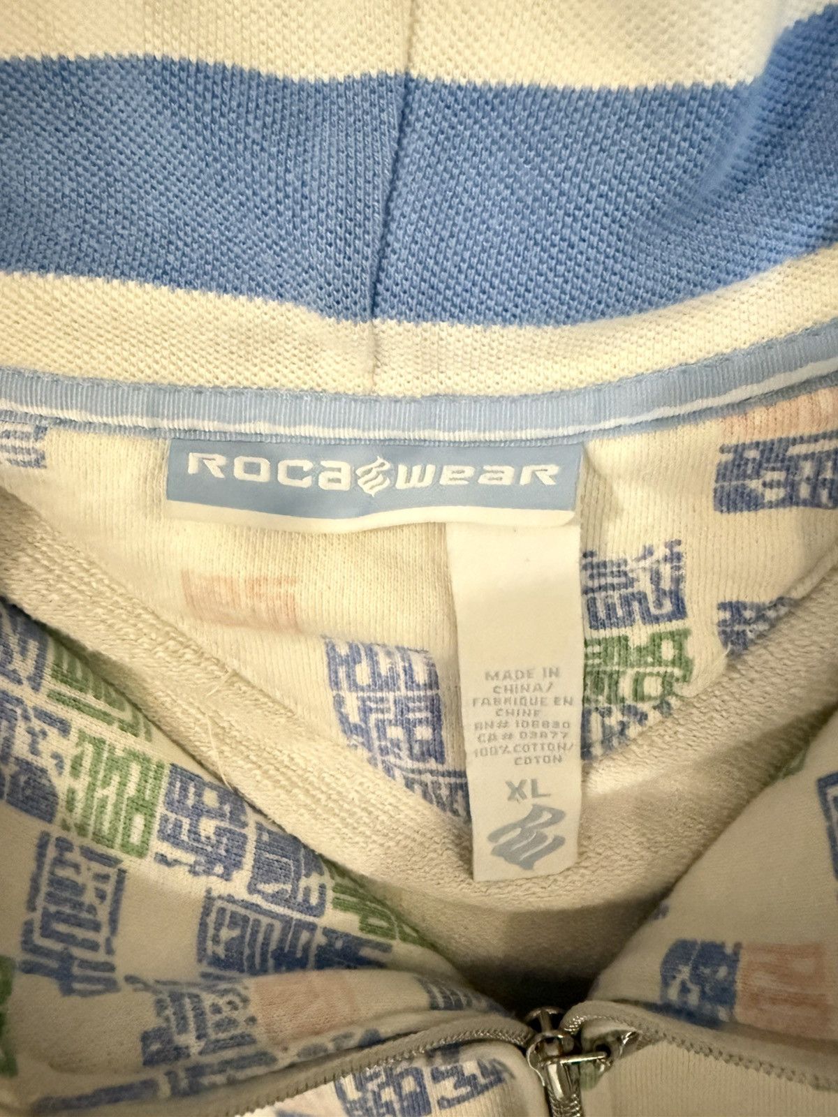 Rocawear Rocawear Y2K White & Pastel Hip Hop Baggy Streetwear Sweater Size US XL / EU 56 / 4 - 3 Thumbnail