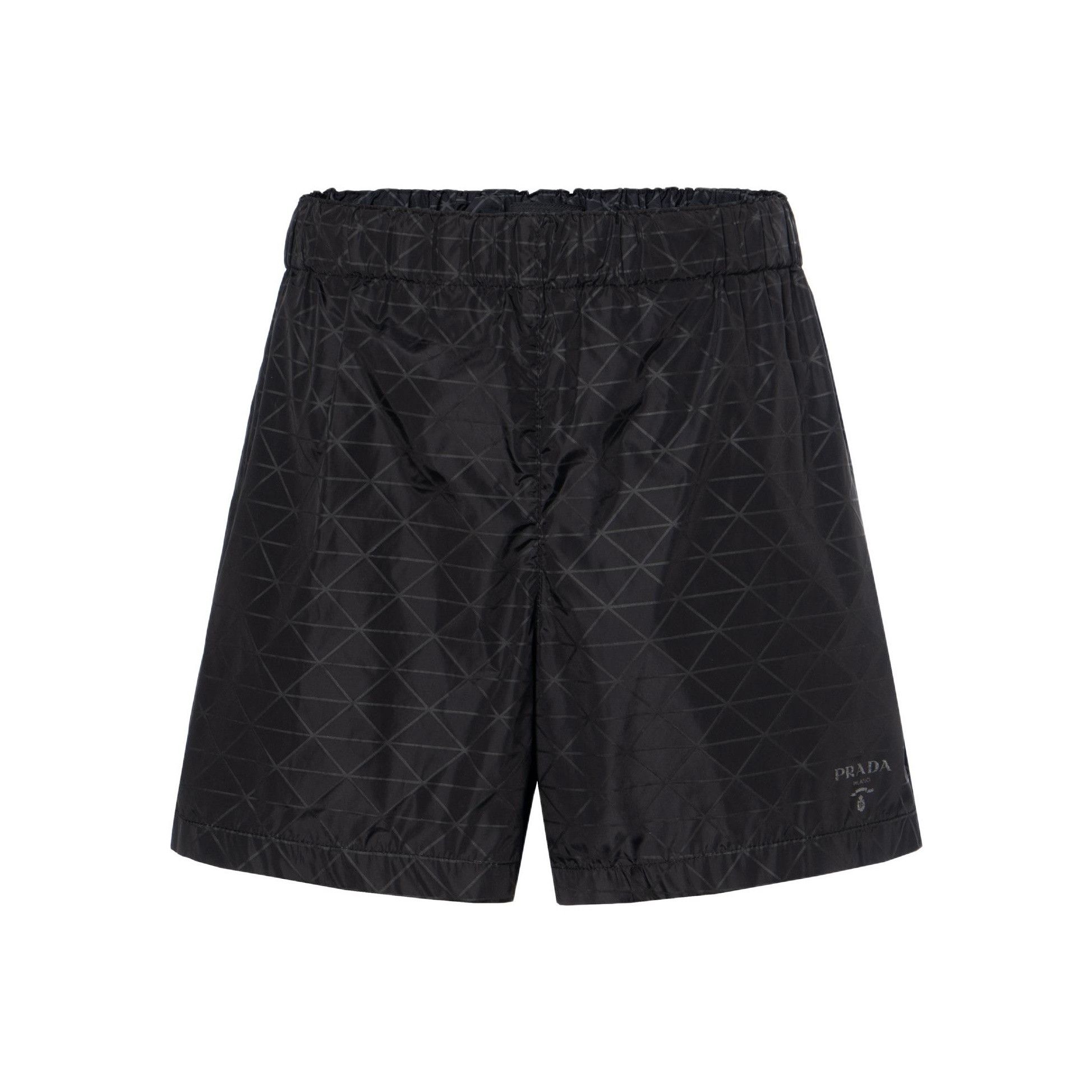 Prada Prada Geometric Nylon Shorts Size 36 Size 25" / US 0 / IT 36 - 1 Thumbnail