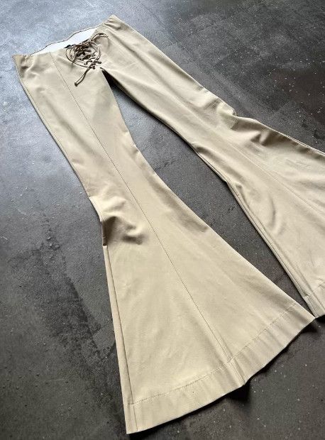Le Grande Bleu (L.G.B.) L.G.B. (Le Grand Bleu) 00s Early Drawstring Flared Pants Size 36" / US 14 / IT 50 - 5 Thumbnail