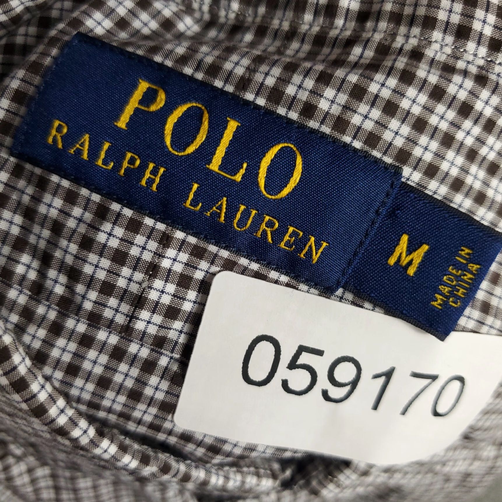 Ralph Lauren Ralph Lauren Button-Up Shirt Mens Medium Brown Plaid Casual Long Sleeve Size US M / EU 48-50 / 2 - 7 Thumbnail