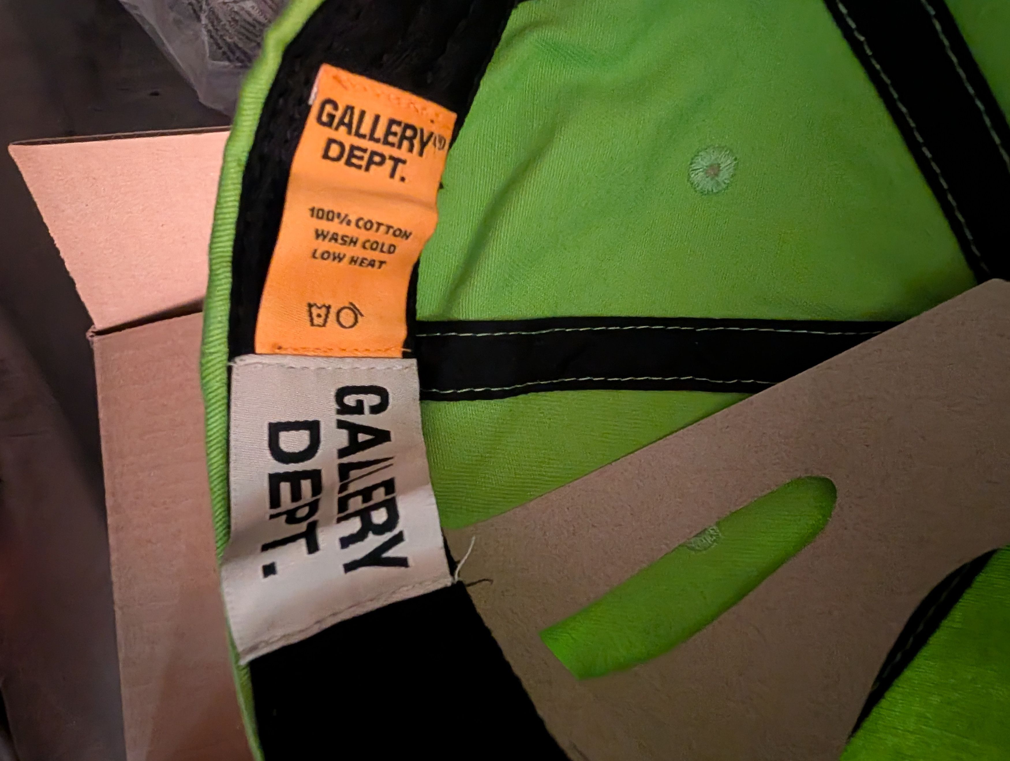 Gallery Dept. Gallery Department DEPT. embroidery Logo Hat Green Size ONE SIZE - 2 Thumbnail