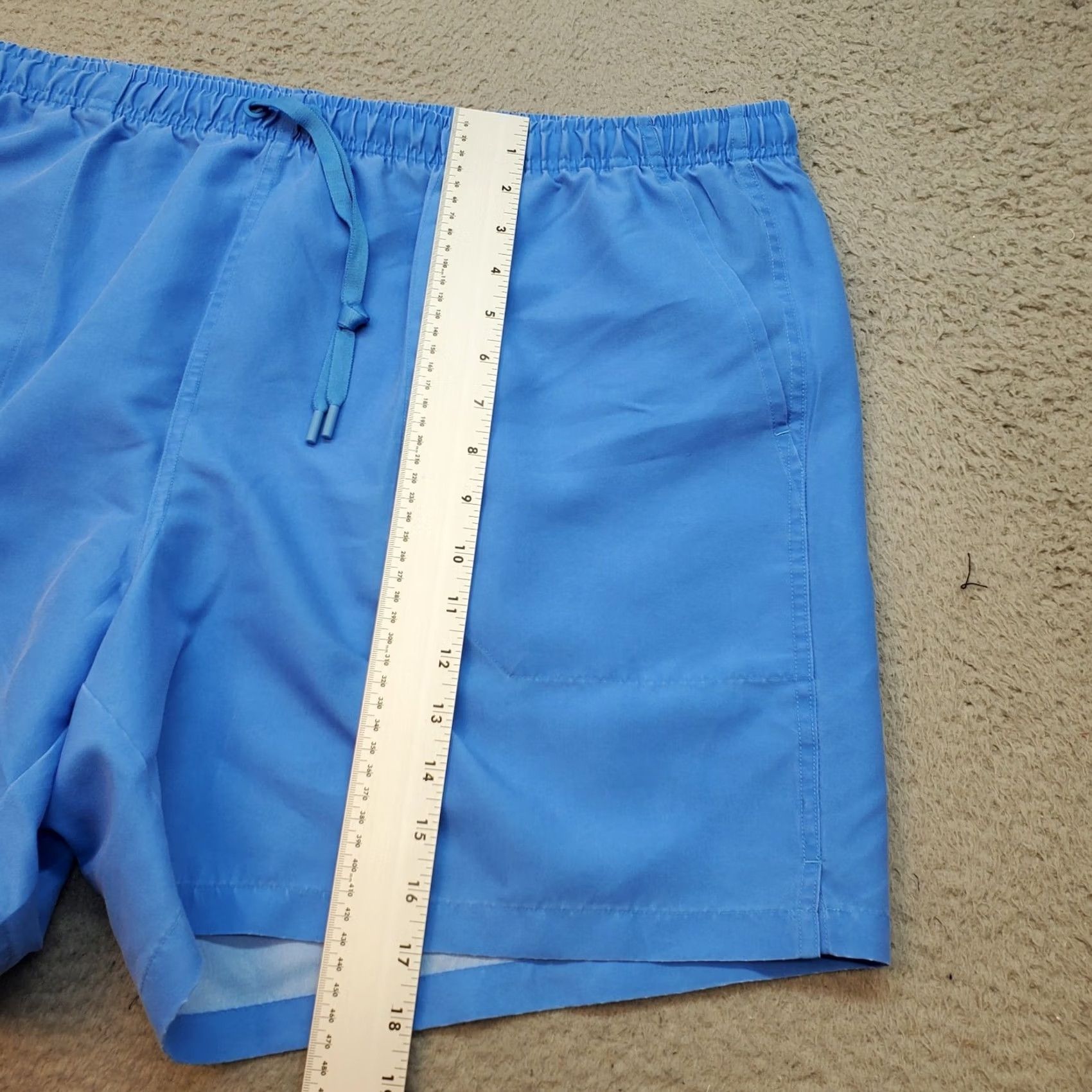 Vintage DSG Mens XXL Blue Rec Shorts Relaxed Fit Side Slit Drawstring 6" Inseam Bermuda Casual Outdoor"} Size US 39 - 4 Thumbnail