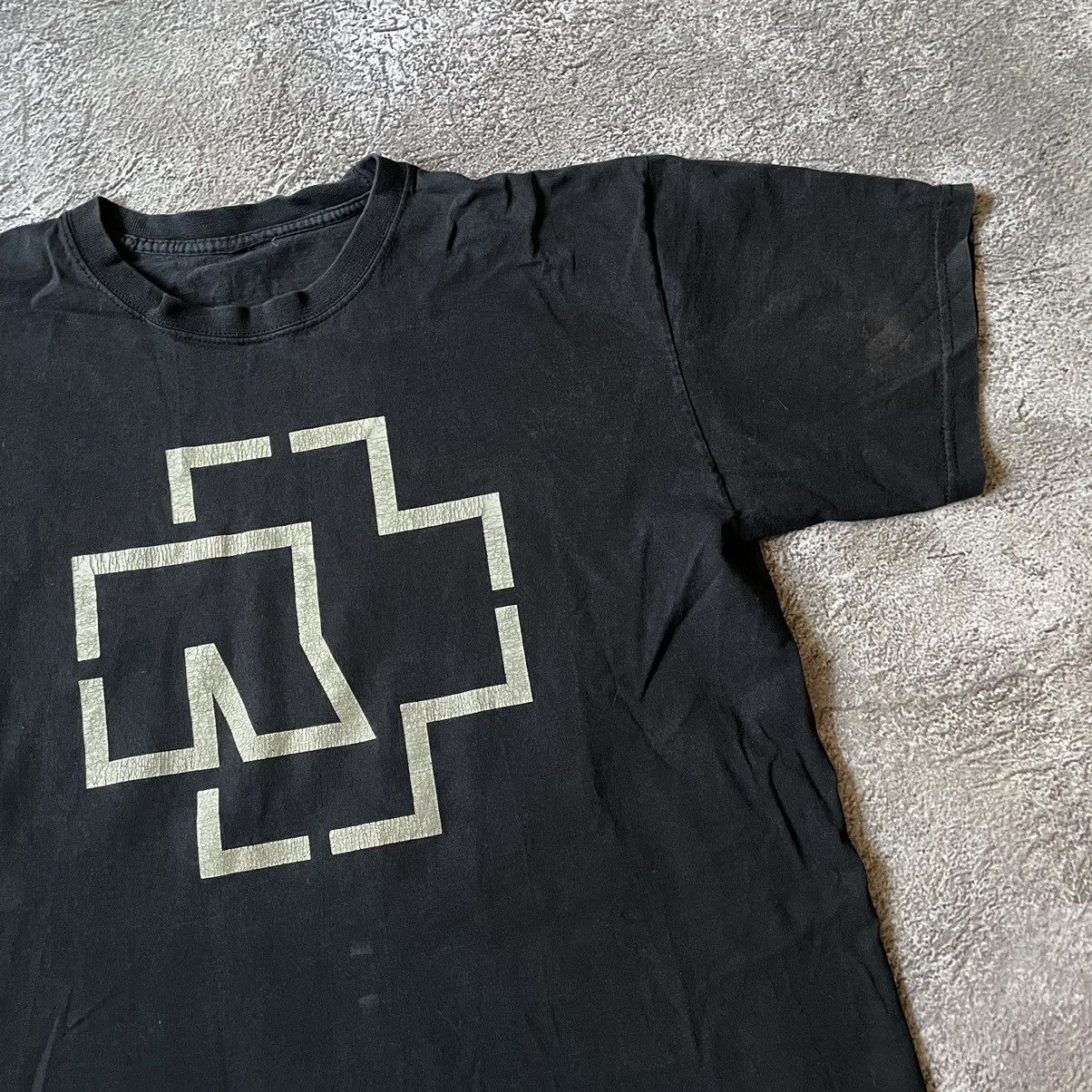 Vintage Vintage 90s Rammstein Graphic Tee Black Goth Band Techwear M Size US M / EU 48-50 / 2 - 4 Thumbnail