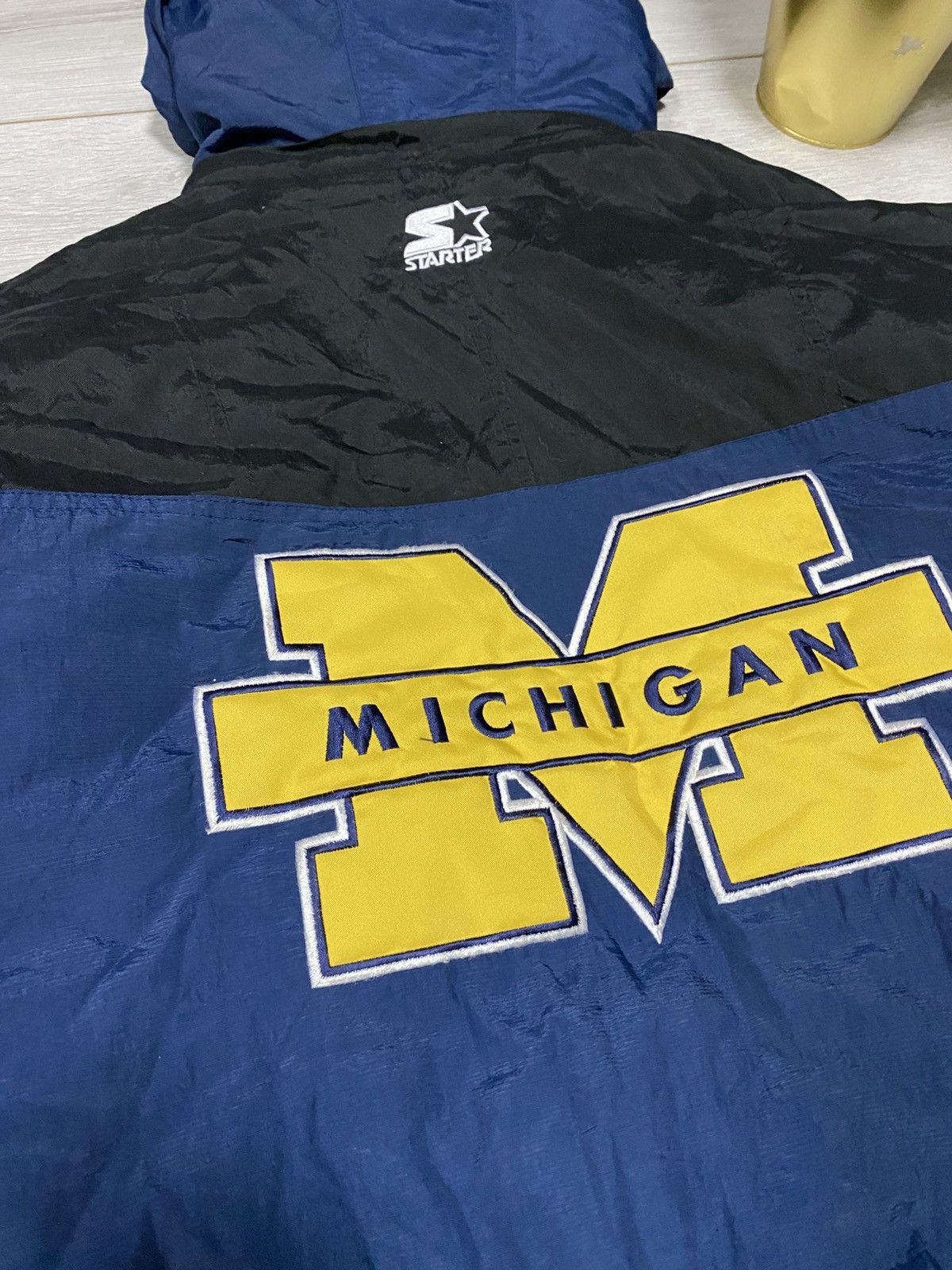 Starter Vintage Starter University of Michigan Jacket Size US L / EU 52-54 / 3 - 7 Thumbnail