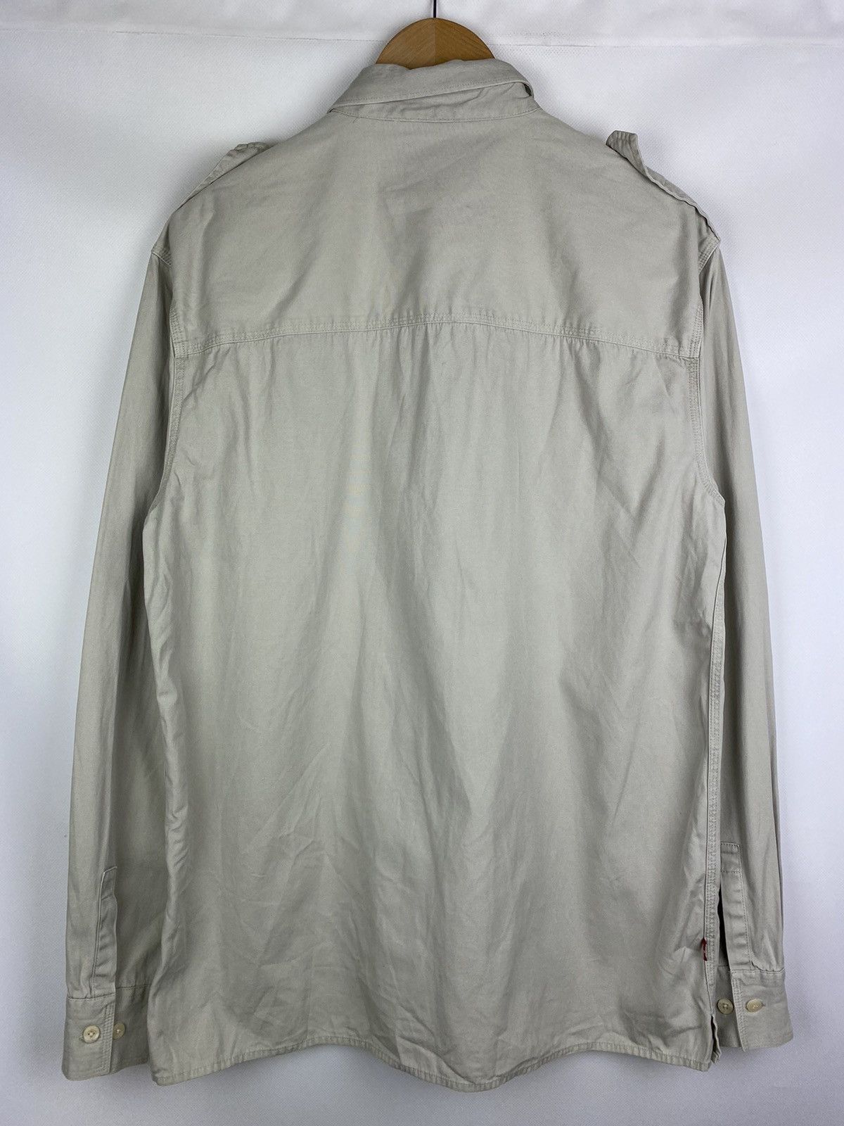 Levi's × Vintage Levis Red Tab vintage men’s military shirt overshirt Size US XL / EU 56 / 4 - 14 Thumbnail