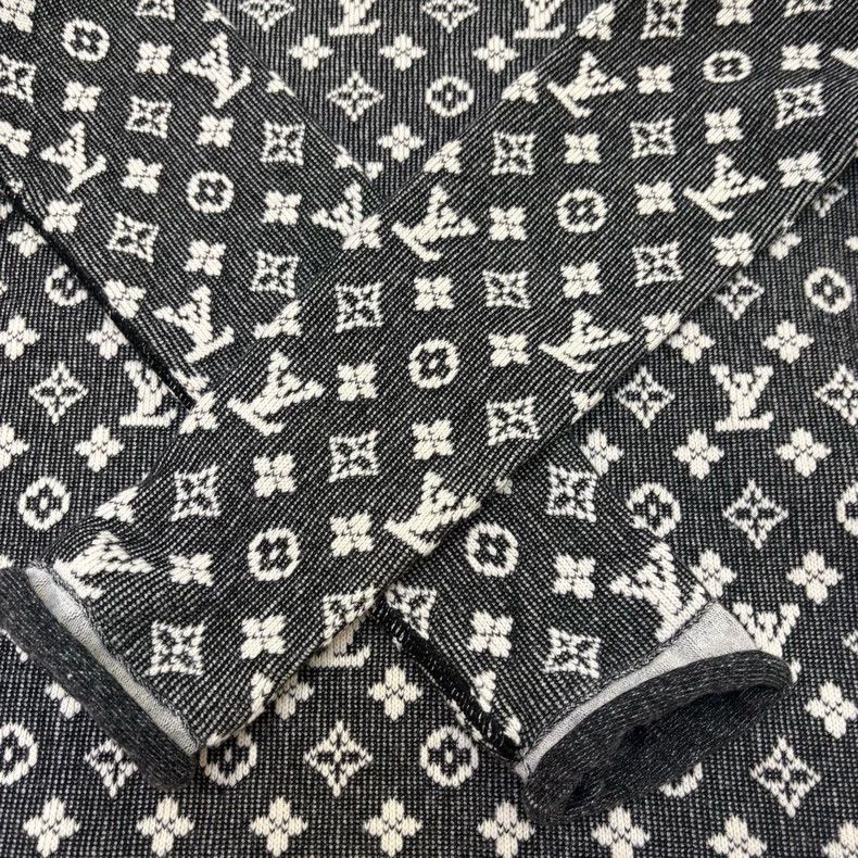 Louis Vuitton Louis Vuitton Wool 23ss full print crewneck long-sleeve sw Size US S / EU 44-46 / 1 - 6 Thumbnail