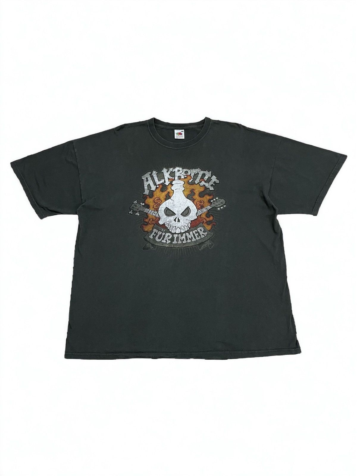 Alkbattle Y2K Band Fürimmer Album Cover Skull Guitar