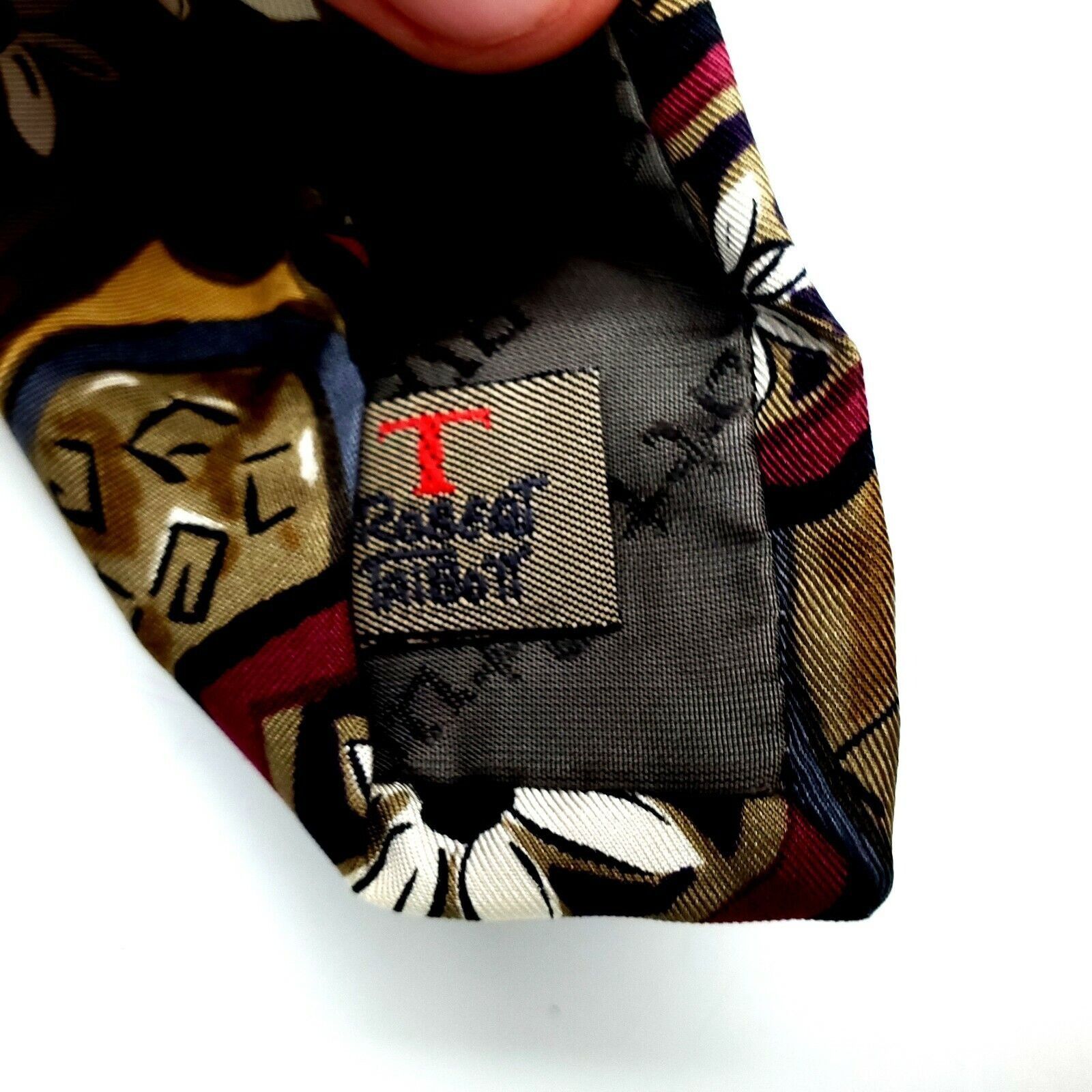 Robert Talbott Robert Talbott Studio Silk Tie Brown Print Abstract Classic Size ONE SIZE - 4 Thumbnail