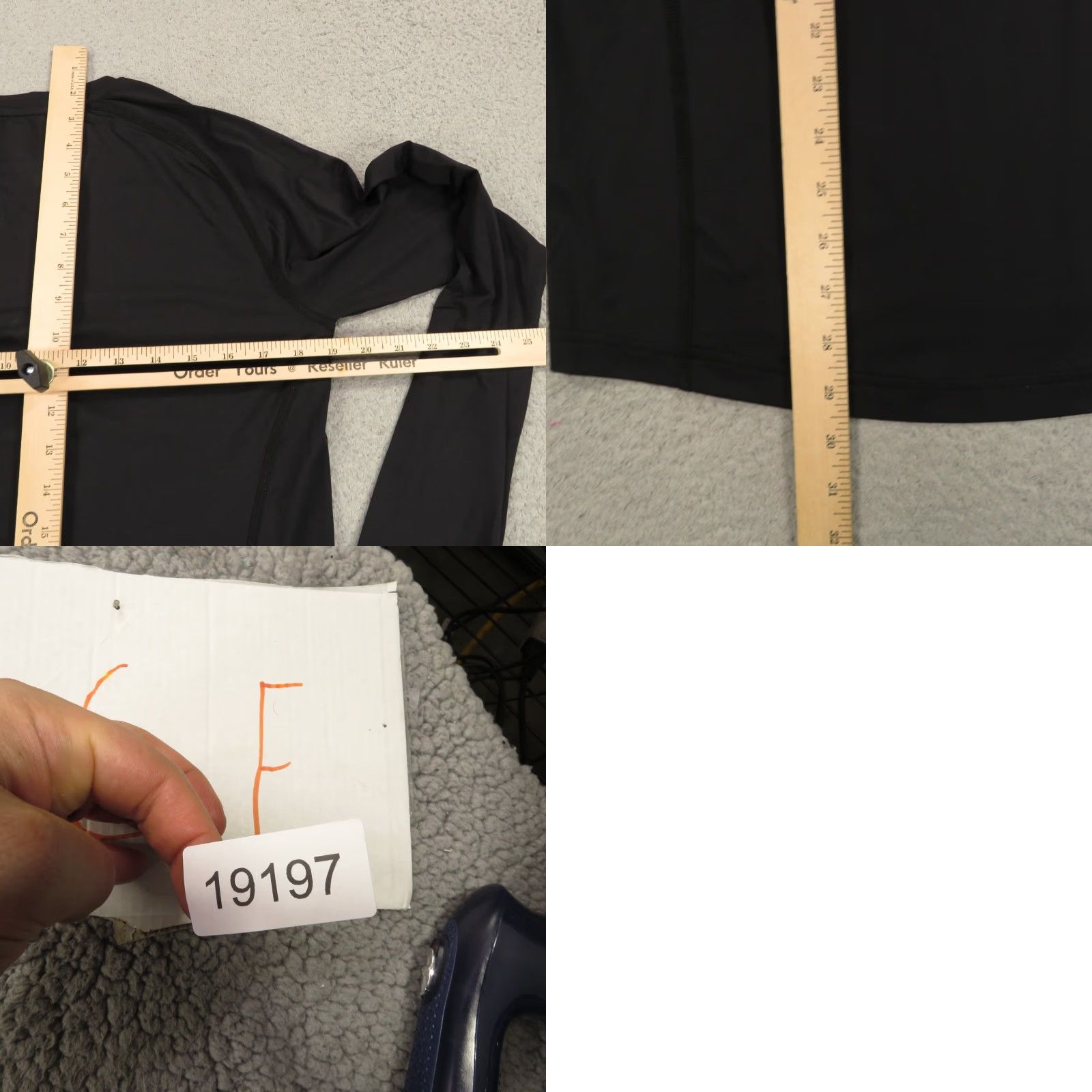 HYDROGEN Hydrogen Tennis Top Women XL Black Compresion Long Sleeve Shirt Thumbholes Golf Shirt Size XL / US 12-14 / IT 48-50 - 8 Thumbnail