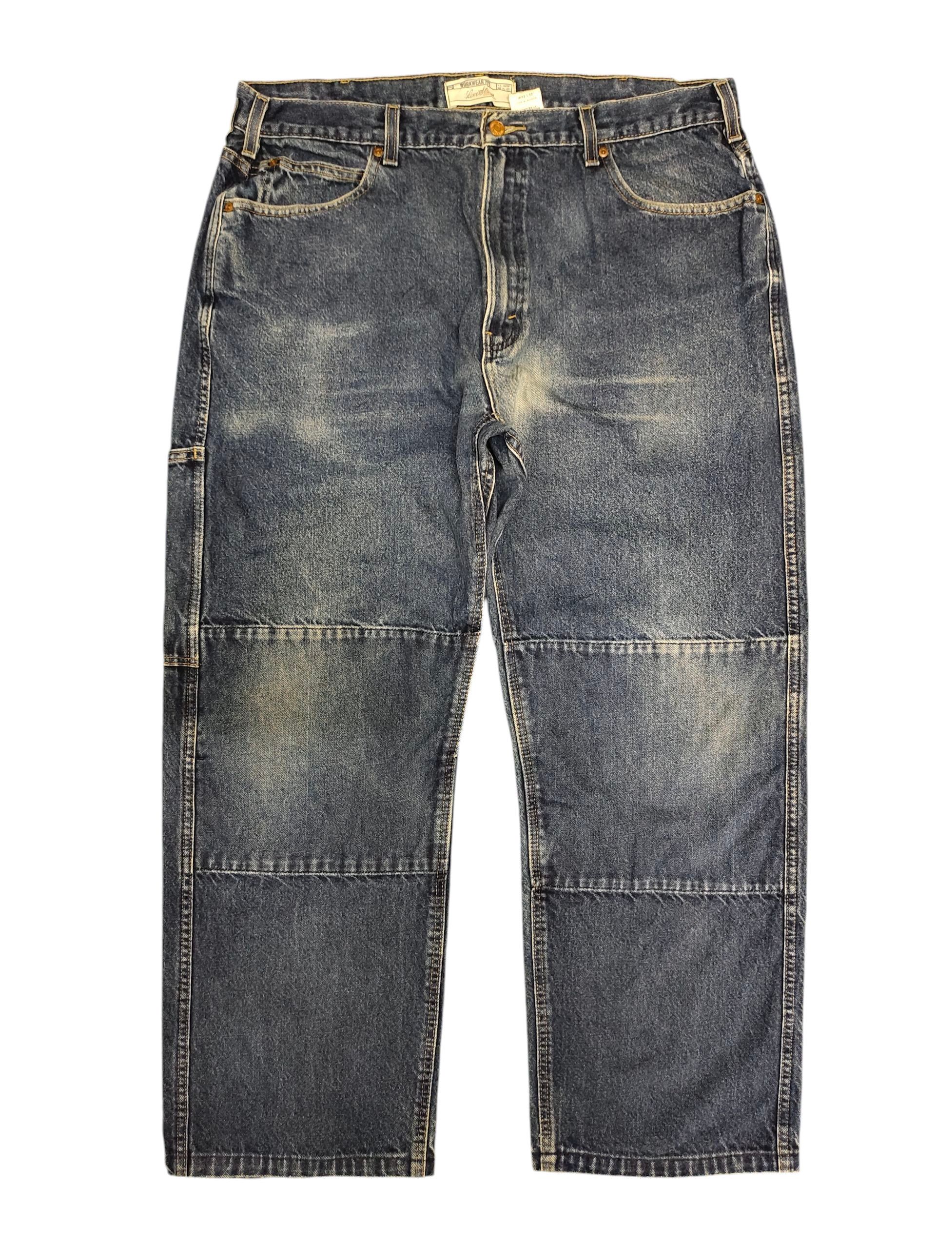 Levi's Vintage Clothing Vintage 2000s Levis Signature Double Knee Carpenter Jeans Size US 42 / EU 58 - 1 Thumbnail