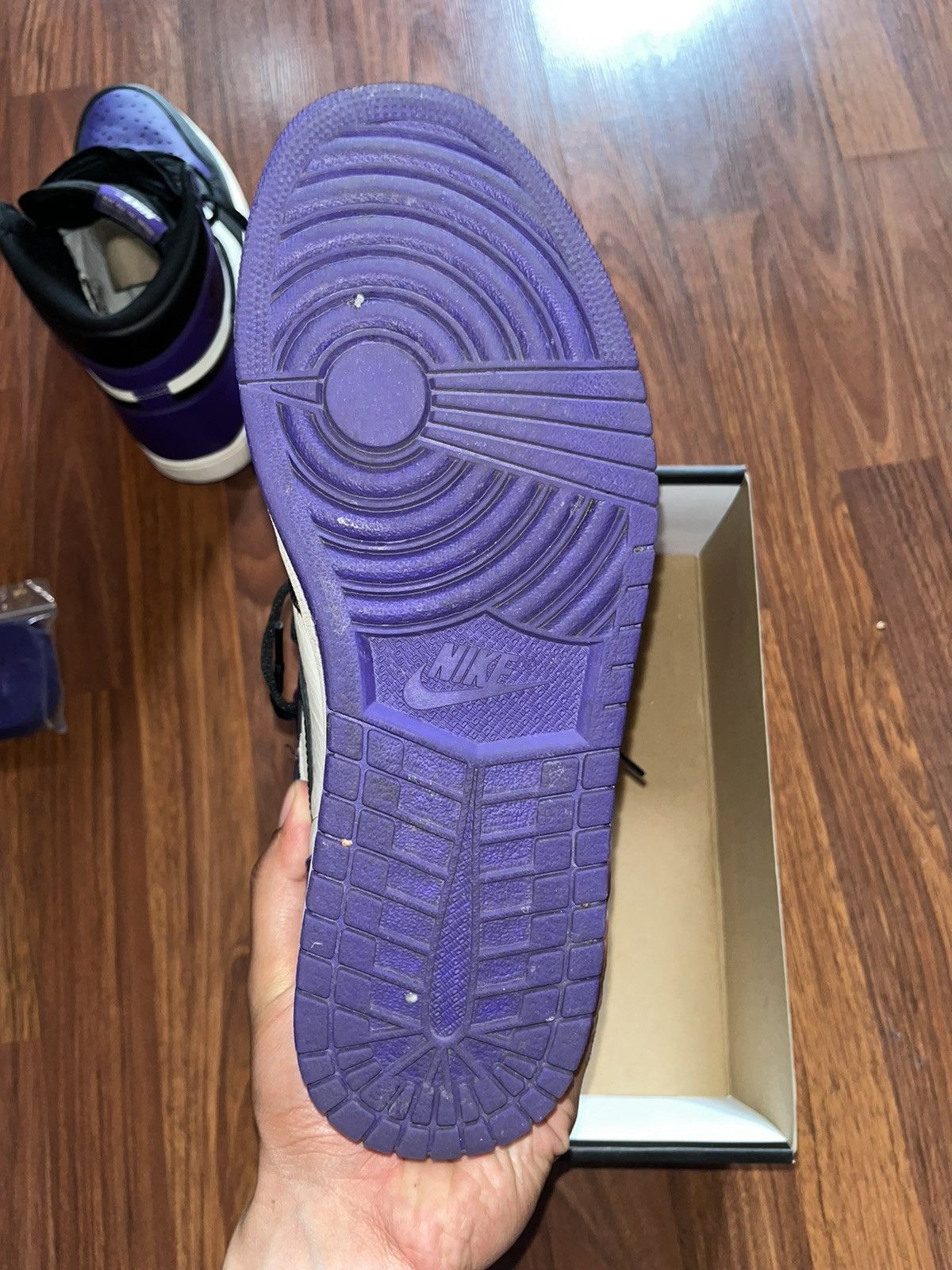 Jordan Brand Jordan 1 “Court Purple” Size US 9.5 / EU 42-43 - 8 Thumbnail