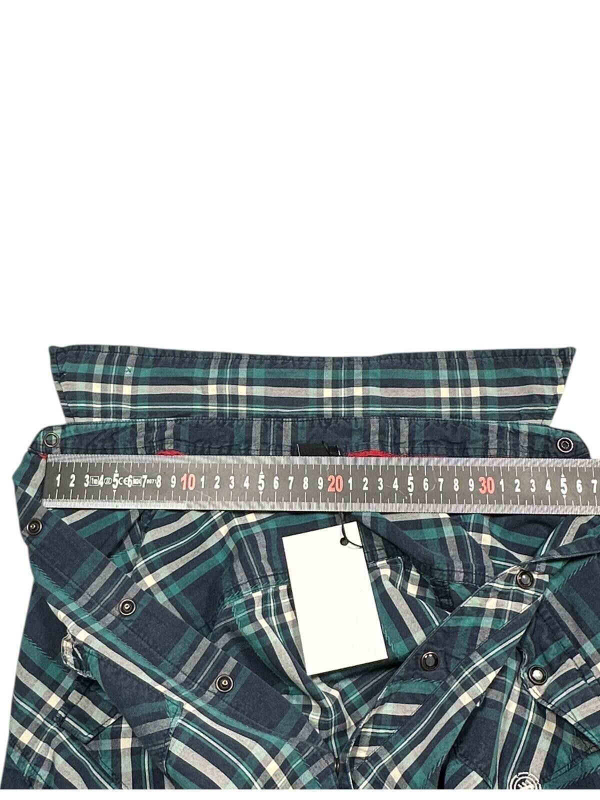 Element Element Shirt Men's UK Size XS Blue Plaid Pocket Embroidered Size US XS / EU 42 / 0 - 9 Thumbnail