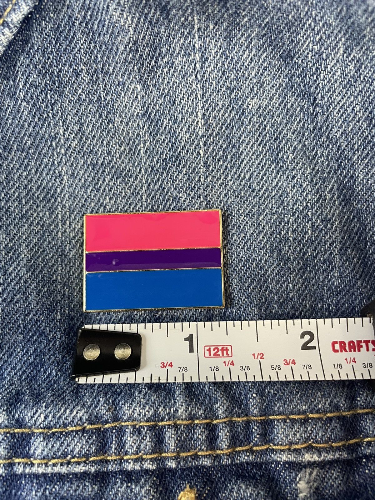 Other Bisexual Flag Enamel Pin Size ONE SIZE - 2 Thumbnail