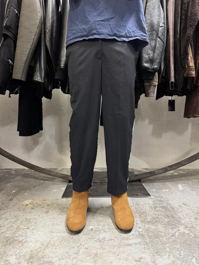 Maison Margiela SS2021 Maison Margiela Black & Grey Hybrid Tailored Joggers Suitpants Size 24" / US 00 / IT 34 - 4 Thumbnail