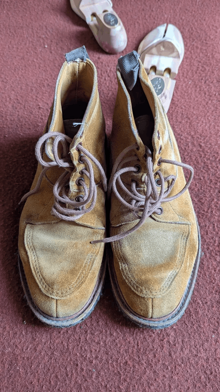 Tricker's Trickers Leo reverse kudu leather Size US 7 / EU 40 - 5 Thumbnail