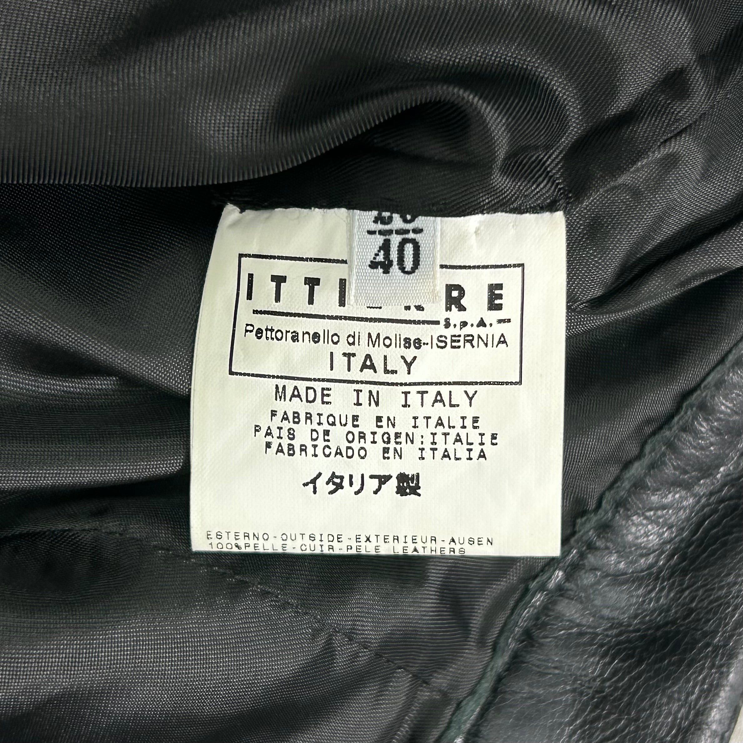 Dolce & Gabbana Dolce & Gabbana Wrinkled Black Leather Pants Size 28" / US 6 / IT 42 - 7 Thumbnail