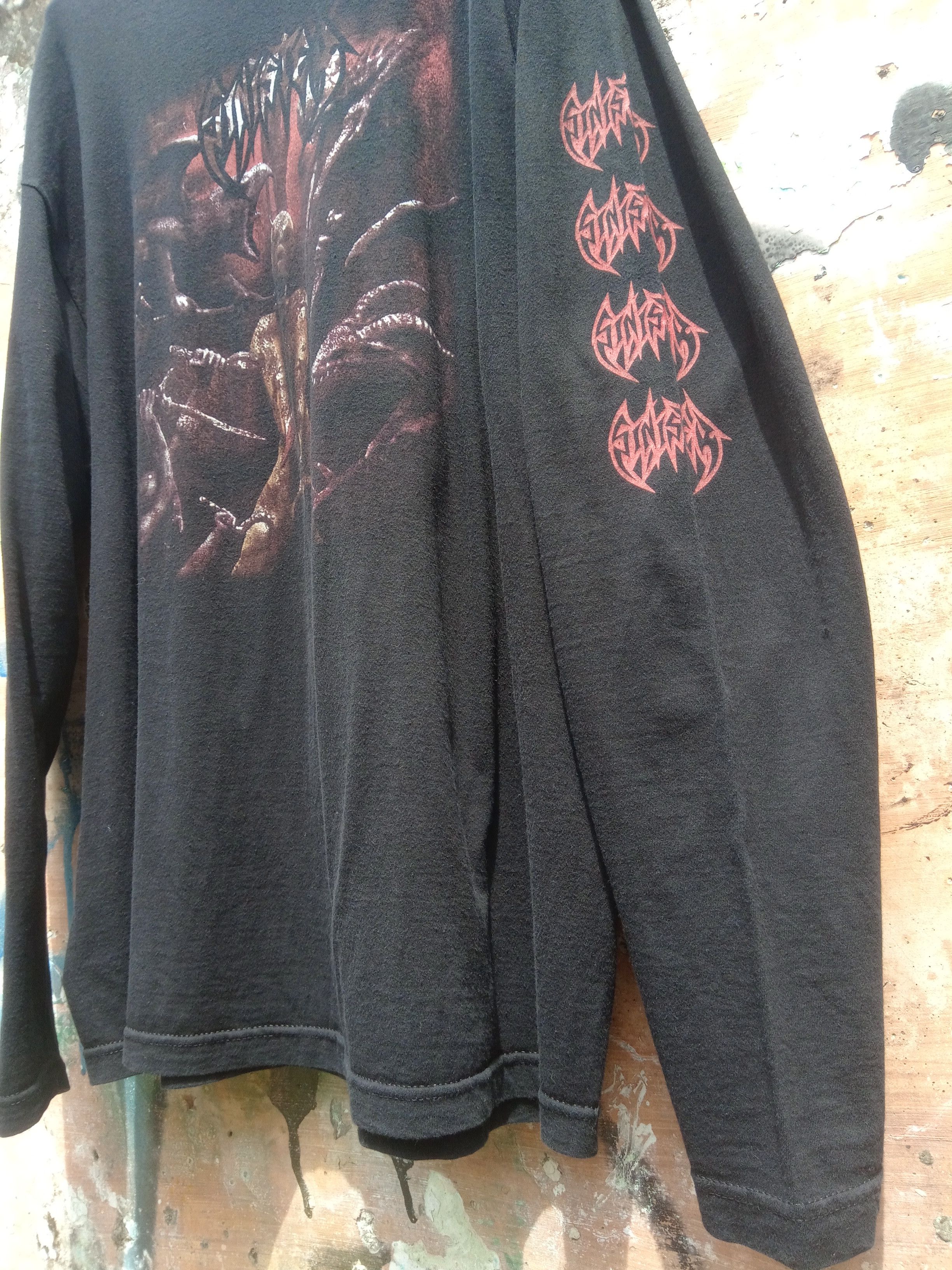 Band Tees × Vintage Vintage SINISTER creative killings Size US XL / EU 56 / 4 - 4 Thumbnail