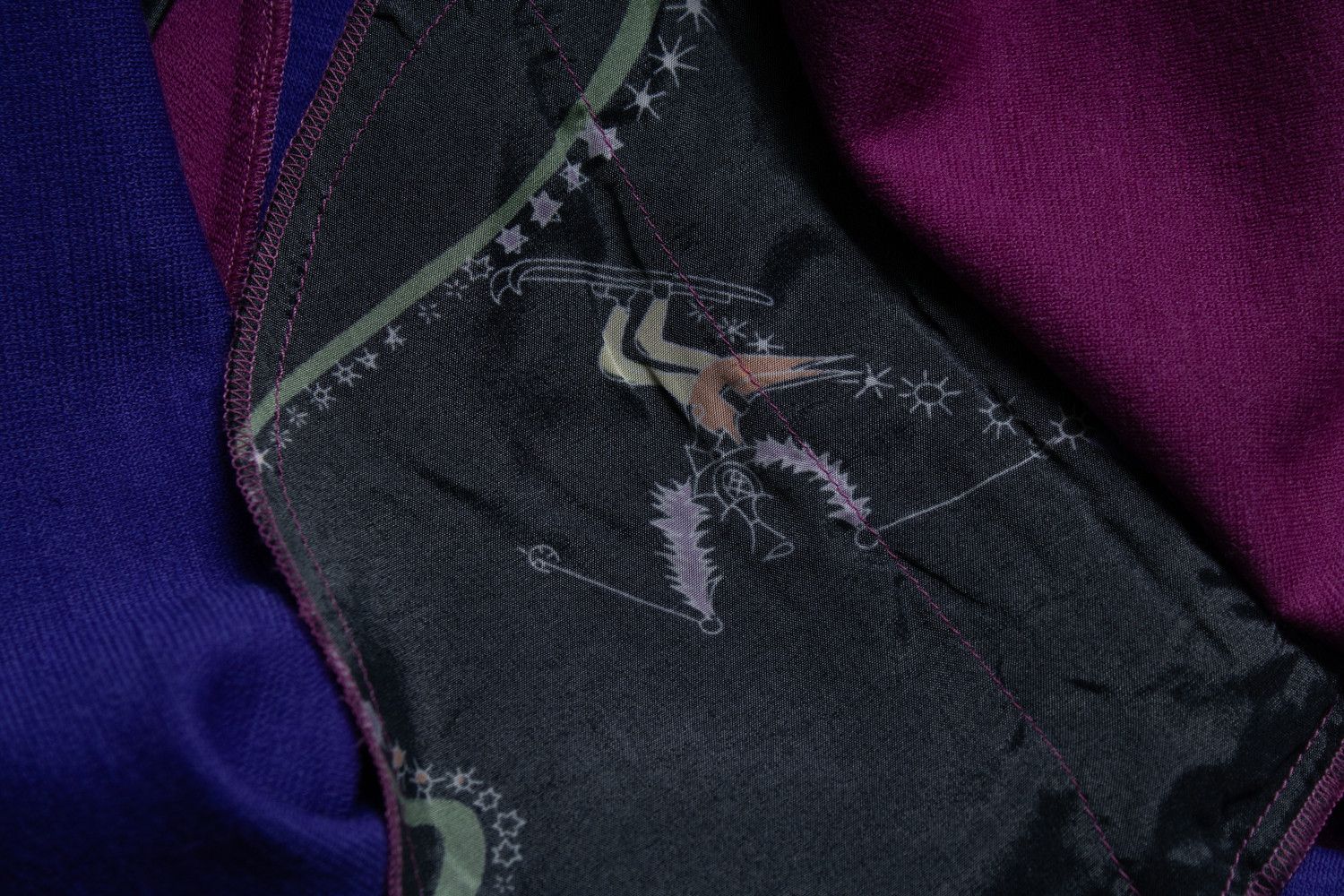 Emilio Pucci Emilio Pucci, color blocking dress in purple Size L / US 10 / IT 46 - 7 Thumbnail
