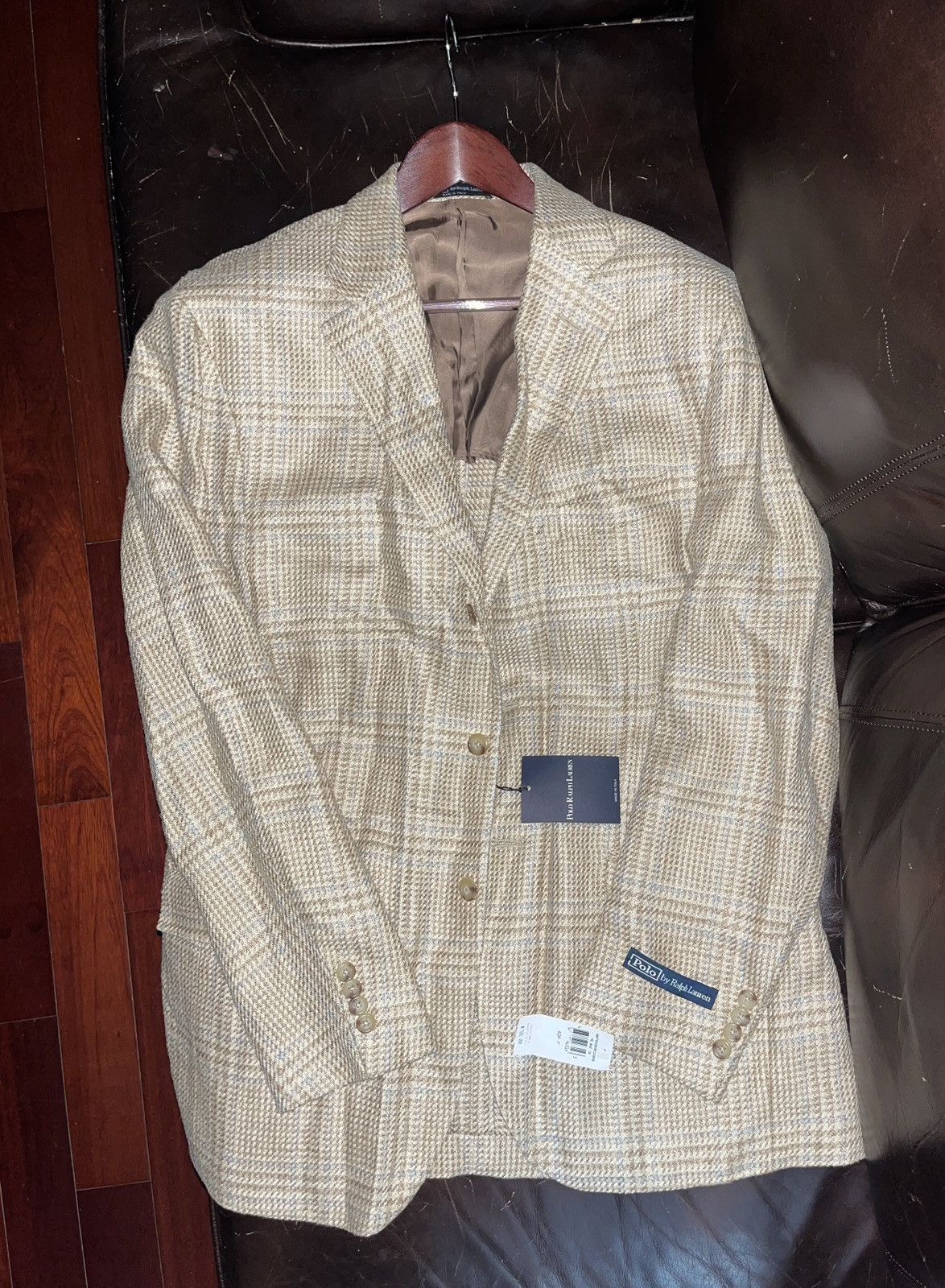 Polo Ralph Lauren Polo Ralph Lauren Blue Label Silk Linen 3/2 Roll Blazer 42 Size 42R - 1 Thumbnail