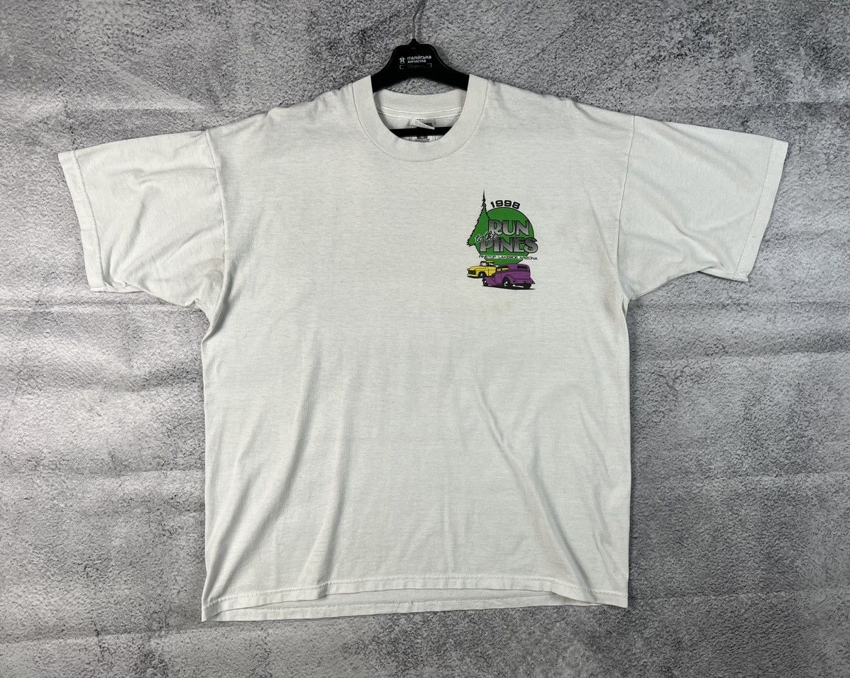 Band Tees × Vintage Vintage FOTL White Run to the Pines Pinetop Lakeside Arizona Size US XL / EU 56 / 4 - 3 Thumbnail