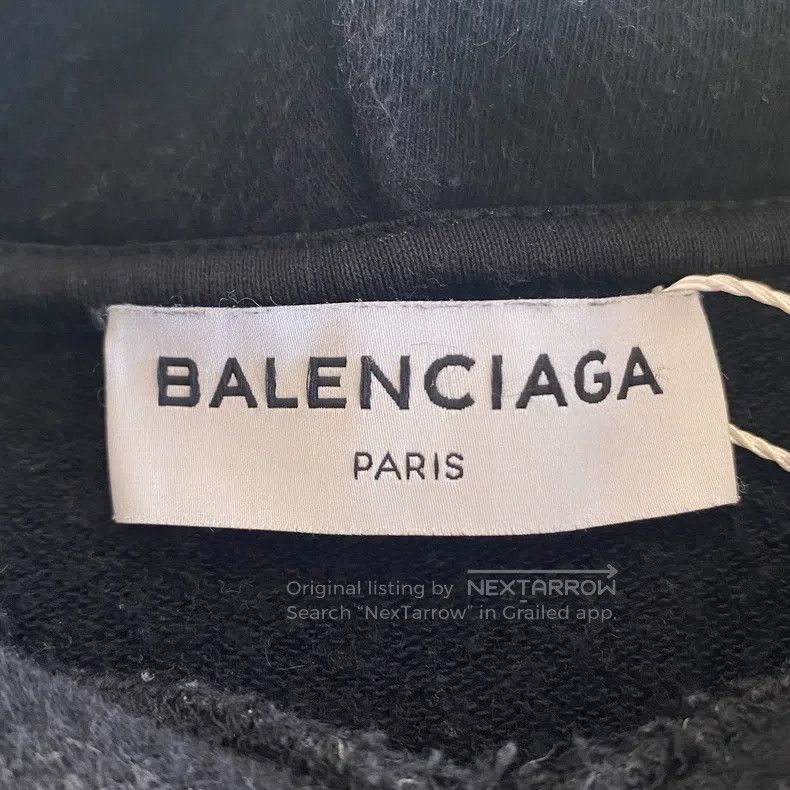 Other Balenciaga Spring/Summer Black Hooded Sweatshirt Size US M / EU 48-50 / 2 - 5 Thumbnail