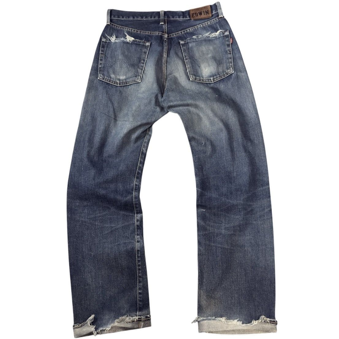 Kapital Vintage Japanese Denim Edwin 505sx Distressed Selvedge Baggy Size US 32 / EU 48 - 2 Thumbnail