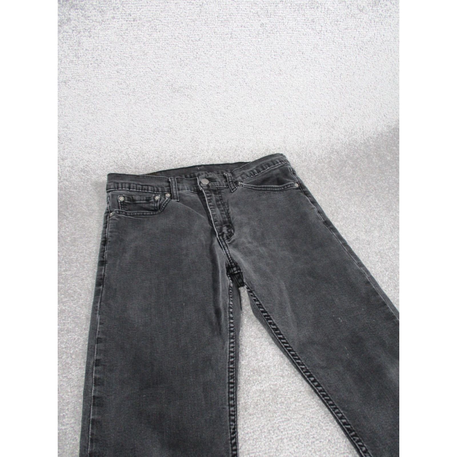 Levi's VINTAGE Levi's 502 Jeans Mens Slim Taper 33 Gray Denim Regular 33x29 Mens Size US 33 - 3 Thumbnail