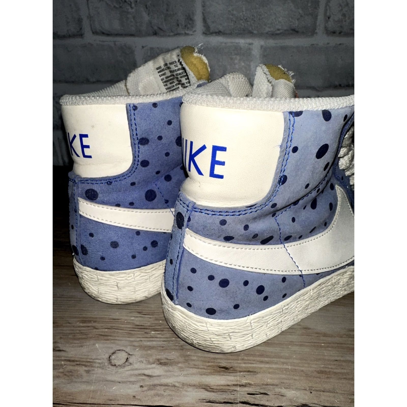 Nike VINTAGE Nike Blazer Mid Suede Women's Blue Sneaker US 7 UK 4.5 EU 38 [518171 410] Racer Size S / US 4 / IT 40 - 4 Thumbnail