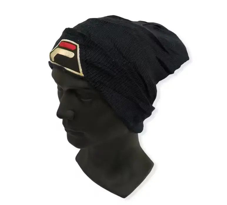 Fila Vintage Fila Big Logo beanie Size ONE SIZE - 2 Thumbnail