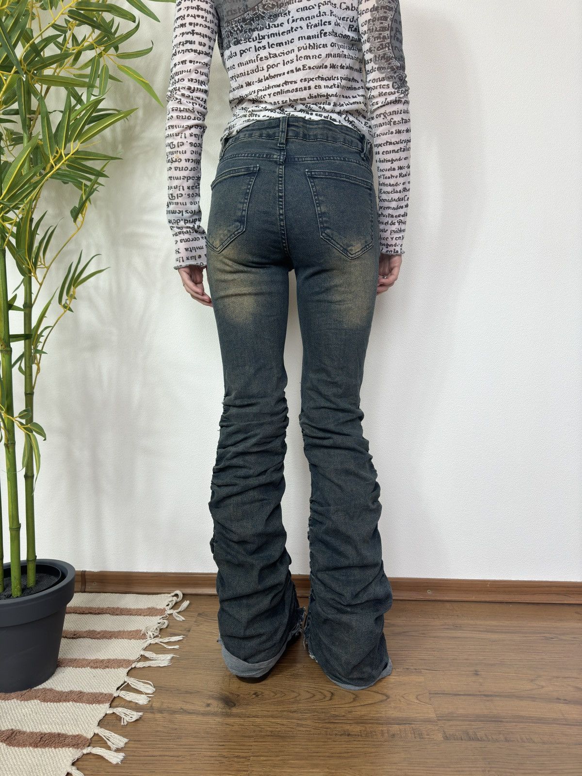 Vintage VINTAGE WASHED DENIM OPIUM PLEATED JEANS PANTS Size 27" / US 4 / IT 40 - 9 Thumbnail