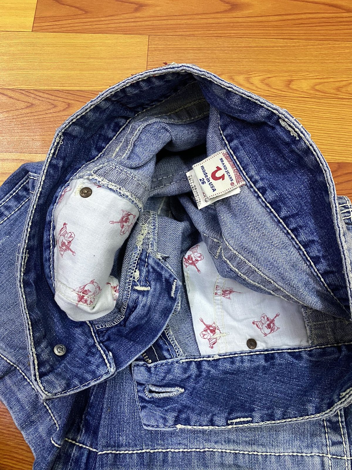 If Six Was Nine × True Religion × Vintage Vintage True Religion Denim Skirt Size 29" - 5 Thumbnail