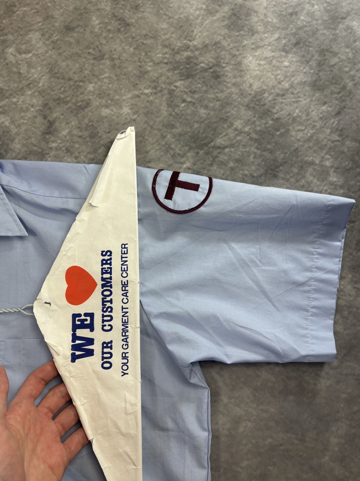 Vintage 1980s Vintage Work Shirt Security Uniform Shortsleeve Summer Size US S / EU 44-46 / 1 - 6 Thumbnail