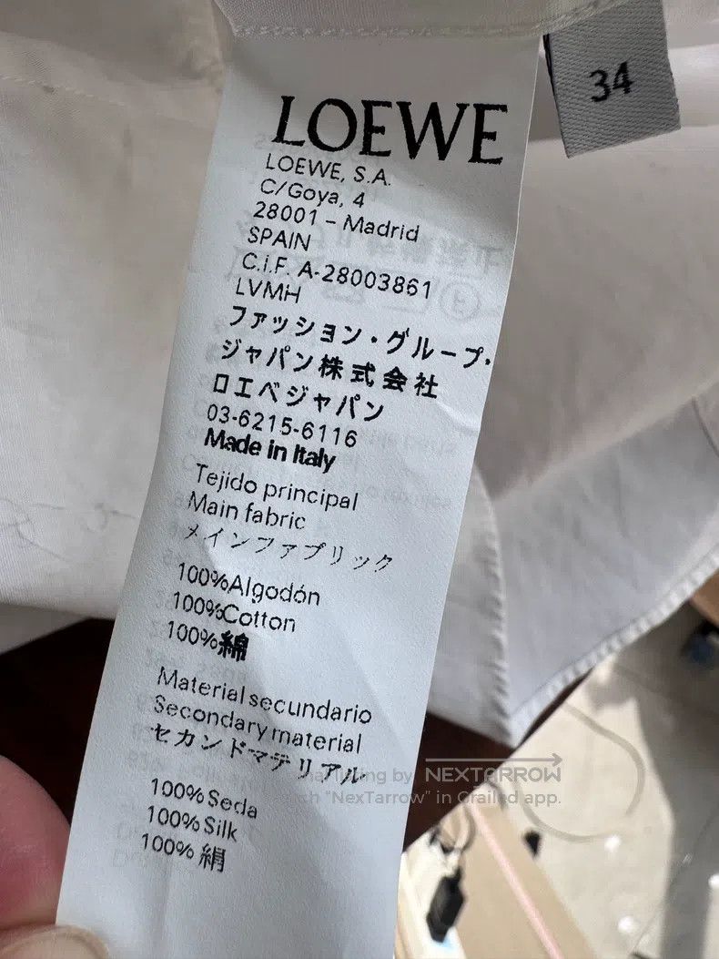 Loewe Loewe Tie-Dye Ribbon Shirt, Floral Print Patchwork Size XXS / US 00 / IT 34 - 8 Thumbnail
