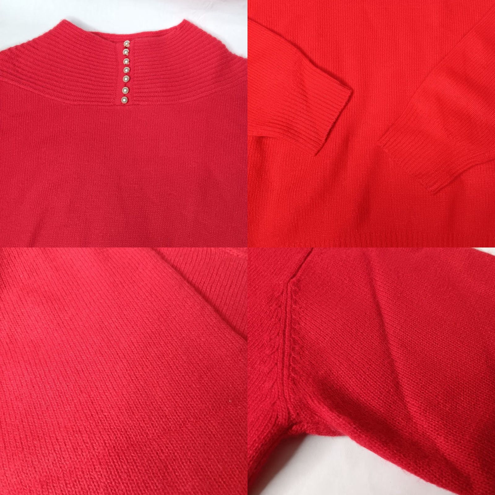 Vintage VINTAGE Carraige Court Sweater Women Medium Red Angora Lambswool Blend Knit Pullover style Classic 90s? Size M / US 6-8 / IT 42-44 - 8 Thumbnail