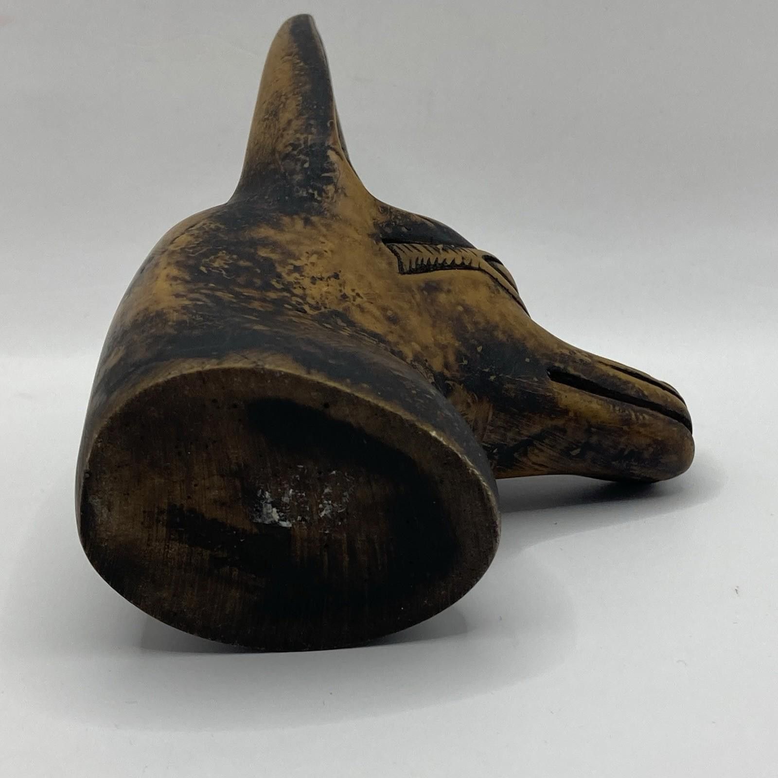 The Unbranded Brand Anubis Head Bust Egyptian Mythology God Head Statue 5 inches Size ONE SIZE - 7 Thumbnail