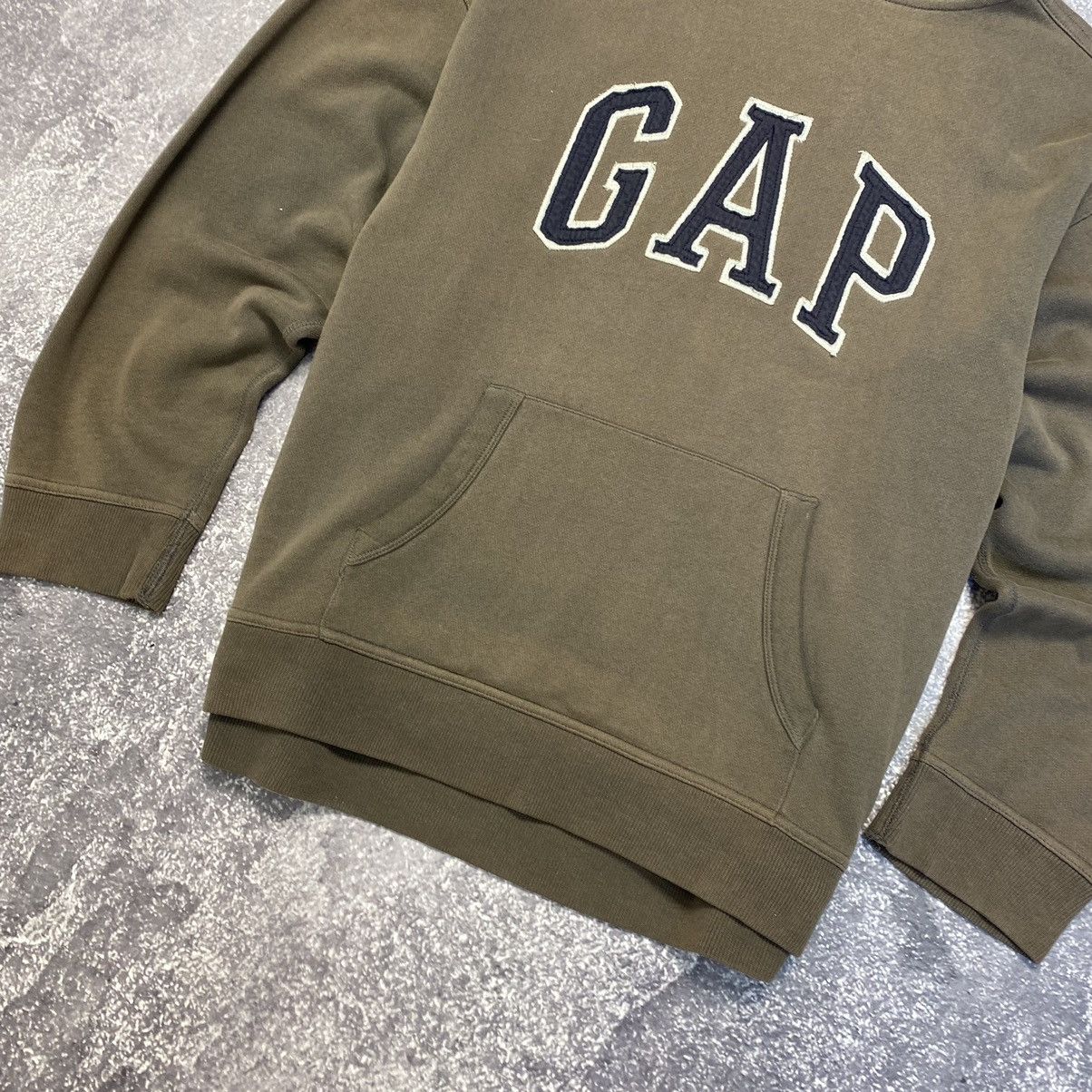 Gap Vintage Gap Brown Big Logo Streetwear Faded hoodie Size US S / EU 44-46 / 1 - 4 Thumbnail