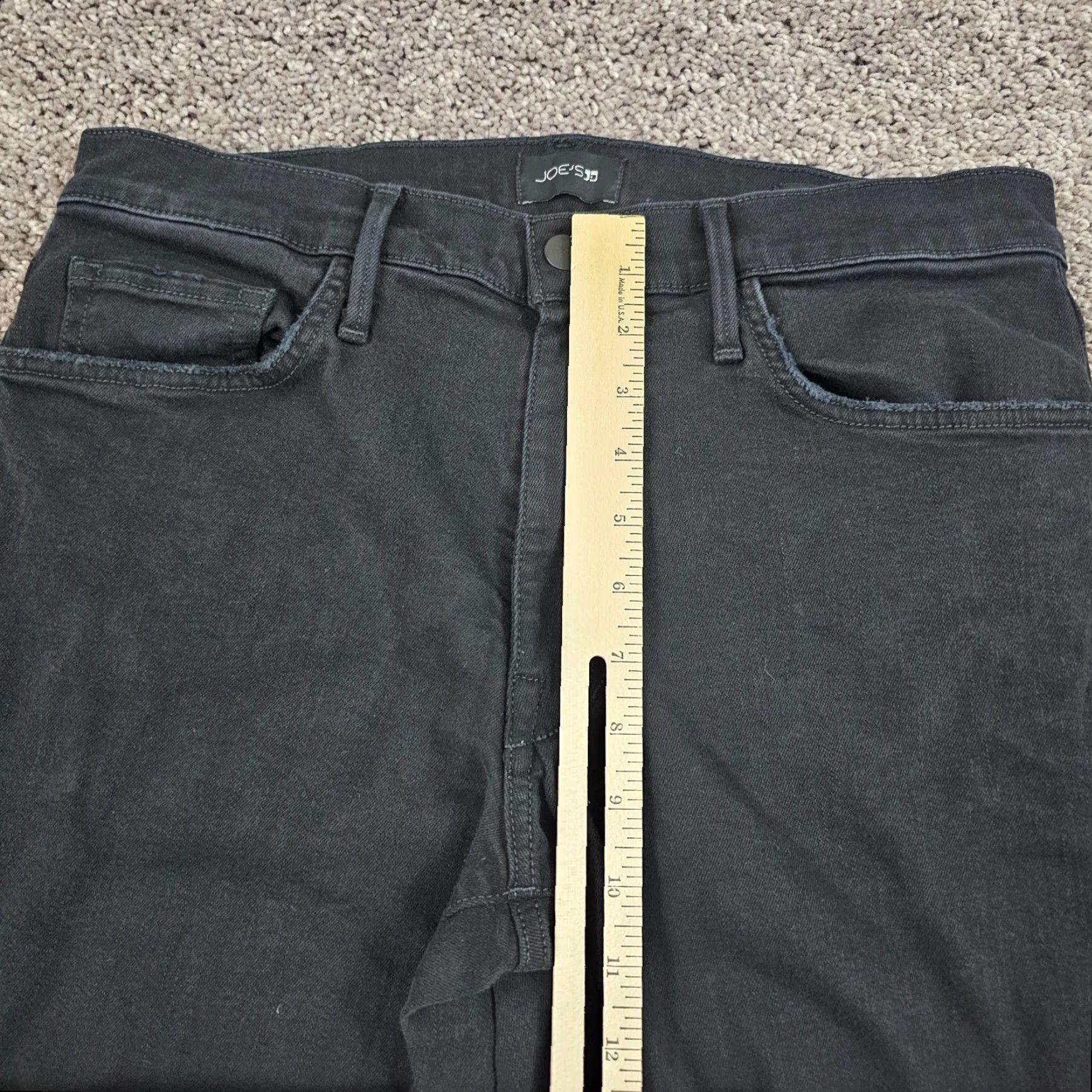 Vintage VINTAGE Joe's Jeans Mens 31 Dark Wash Slim Fit Tapered Denim Stretch Mid Rise Inseam 33 Pants Size US 30 / EU 46 - 5 Thumbnail