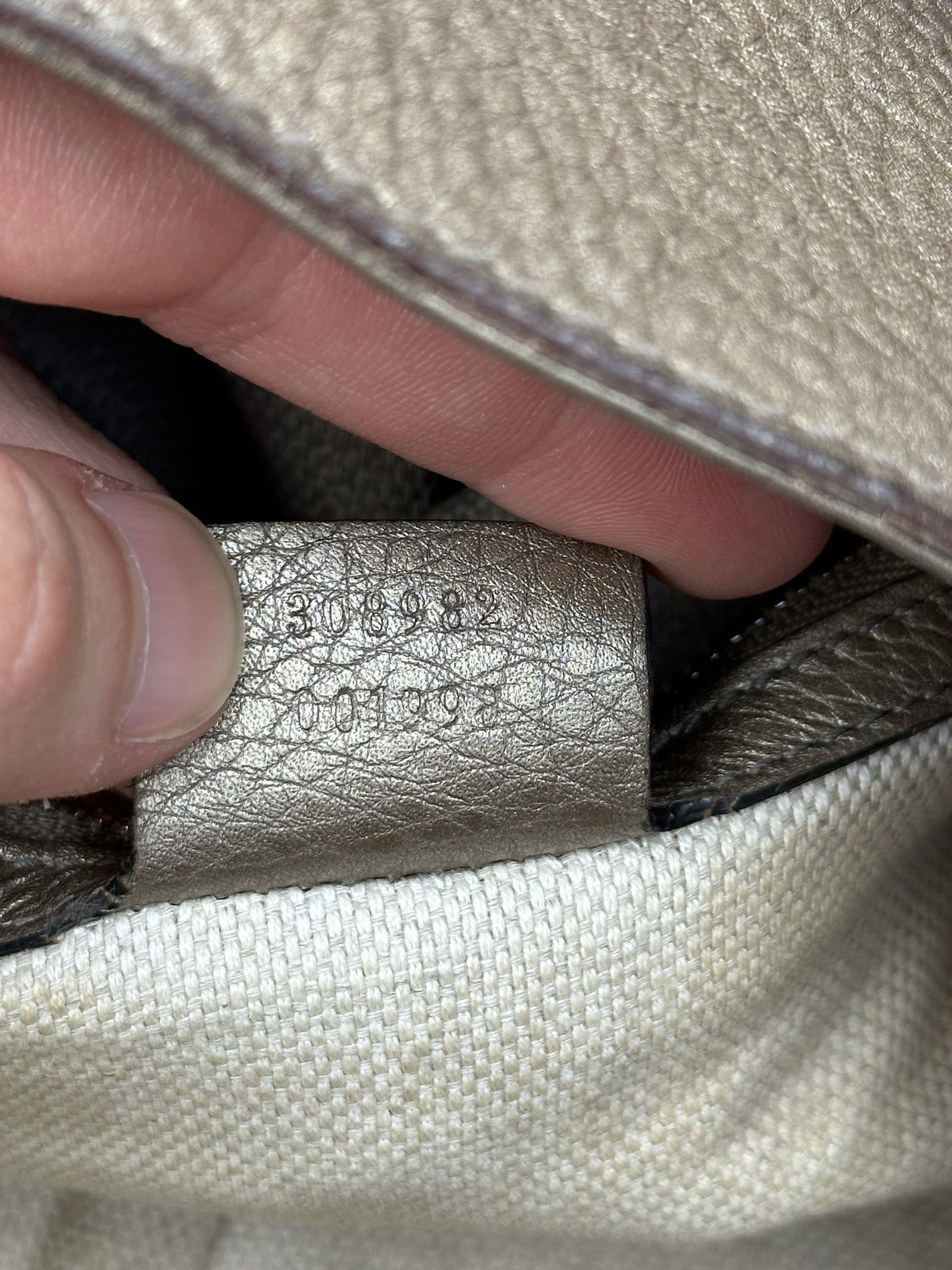 Gucci Gucci Soho Shoulder Bag Medium Pebbled Leather Gold Logo Size ONE SIZE - 16 Thumbnail
