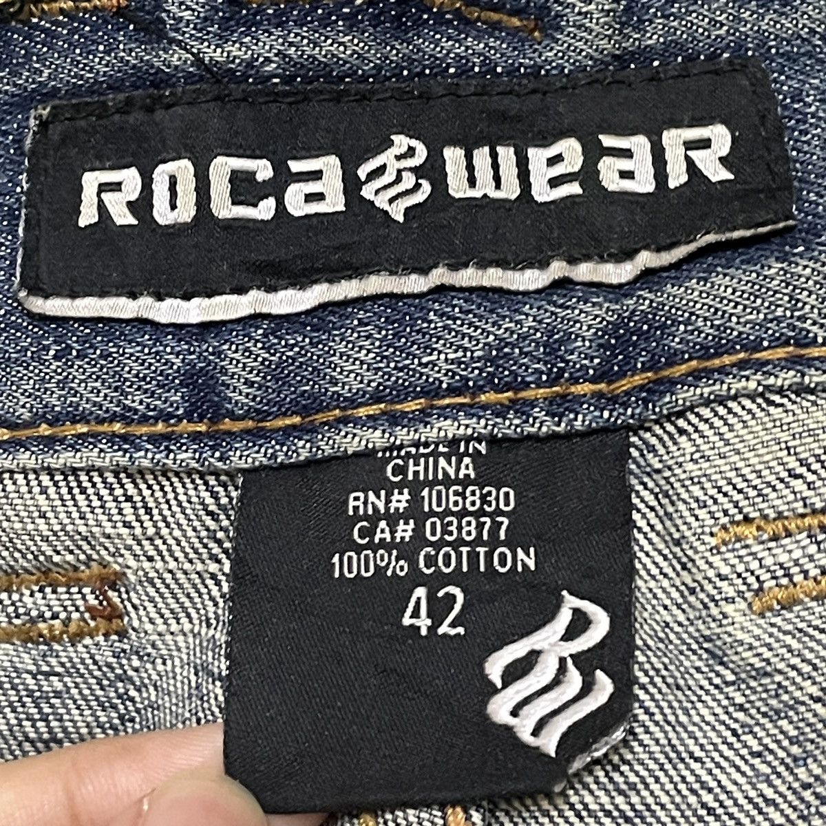 Rocawear × Vintage Rare Design Vintage Rocawear Oversized Baggy Jeans 2000s Size US 42 / EU 58 - 11 Thumbnail