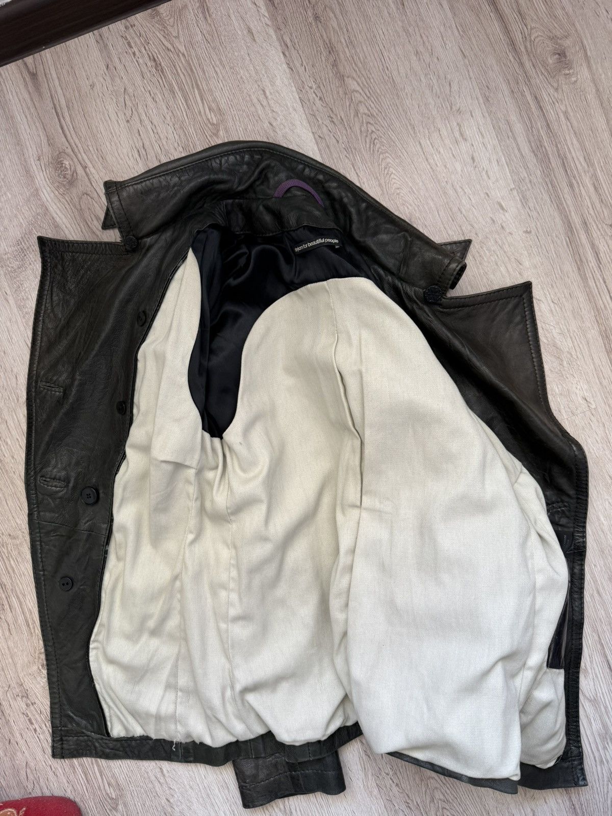 DRYKORN Drykorn NAKY Leather Jacket Ws Size 2 Green Double Breasted Size S / US 4 / IT 40 - 24 Thumbnail