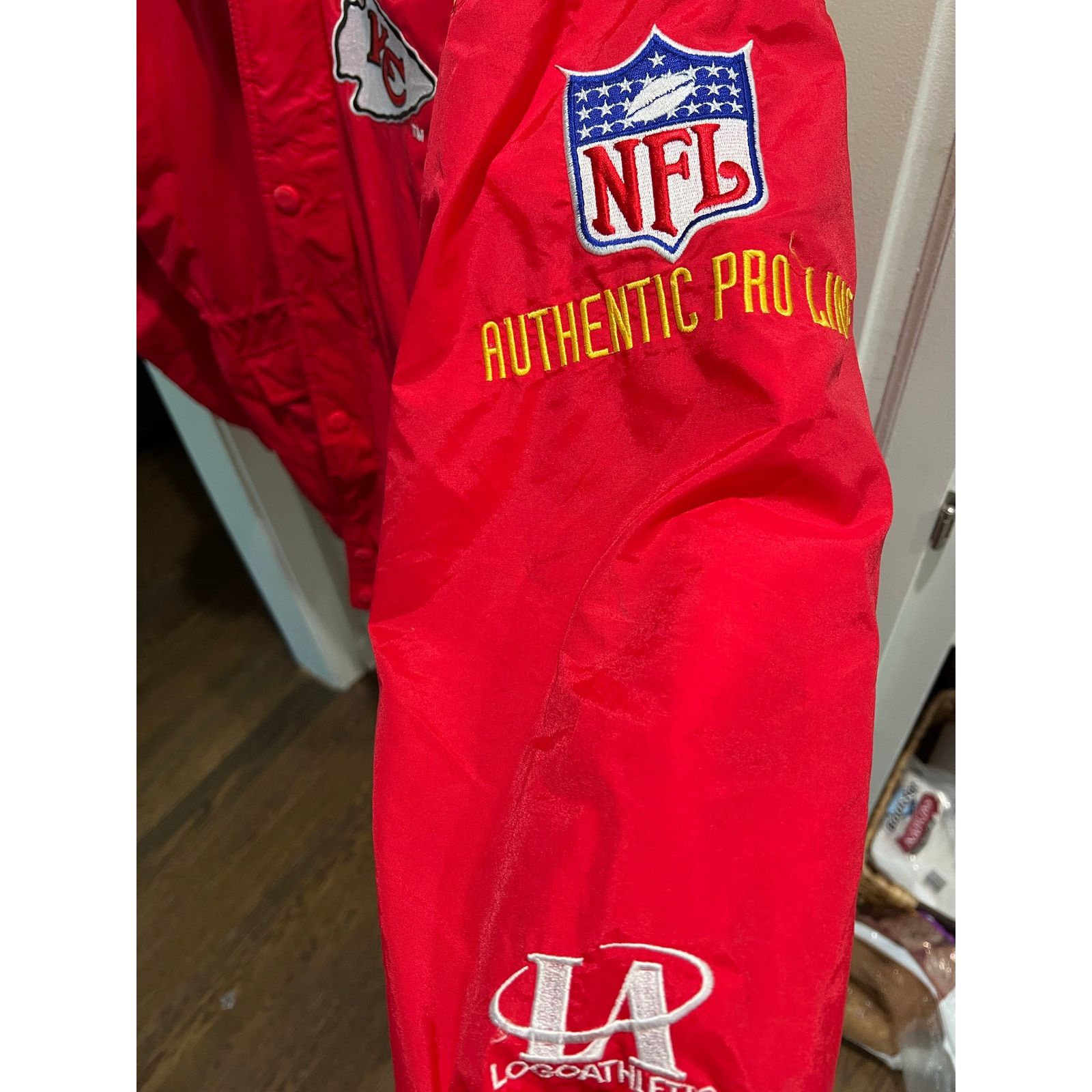 Logo Athletic Vintage Kansas City Chiefs Jacket Logo Athletic Pro Line Size US L / EU 52-54 / 3 - 9 Thumbnail