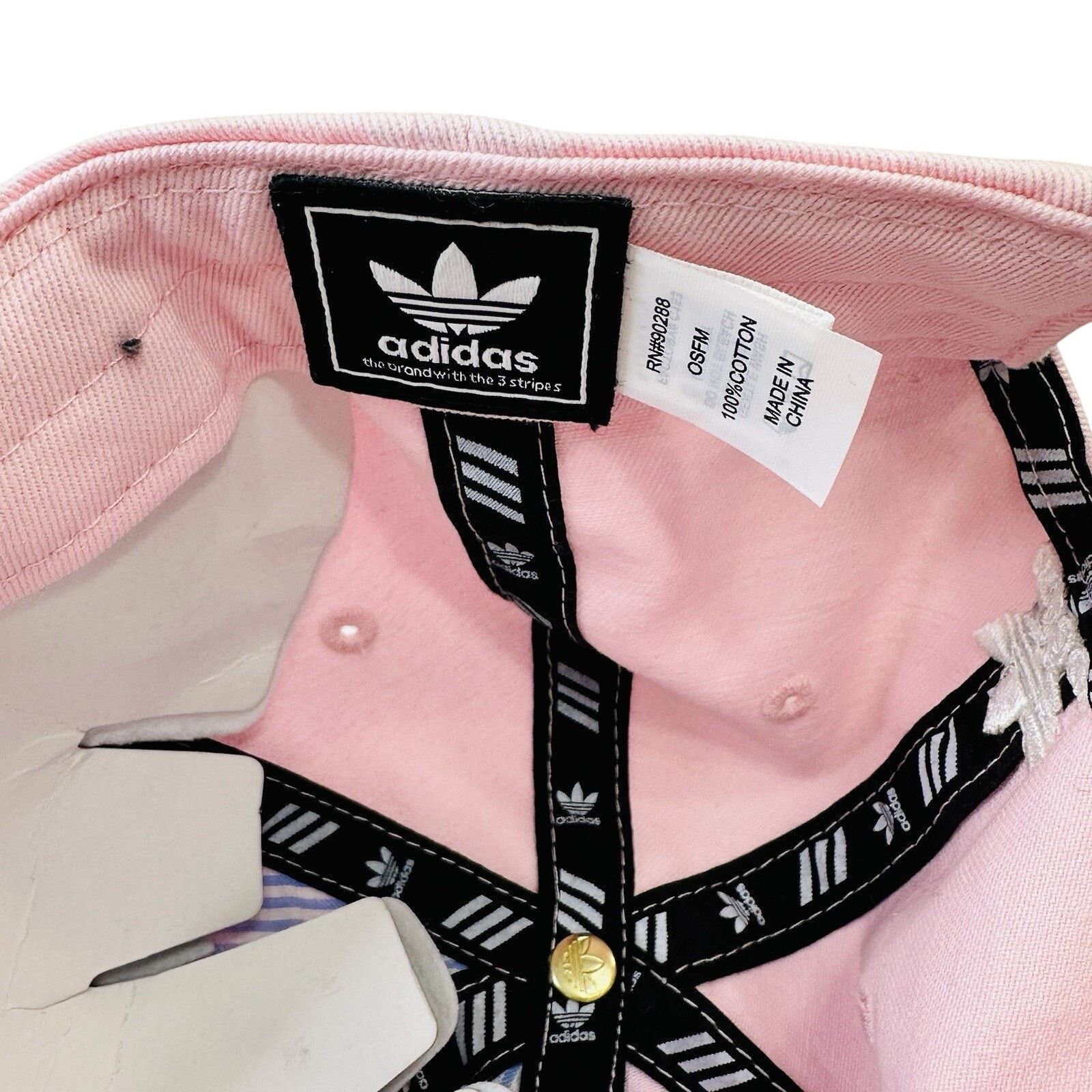 Adidas Adidas Pink Strap back Trefoil Hat adjustable,new with tag Size ONE SIZE - 7 Thumbnail
