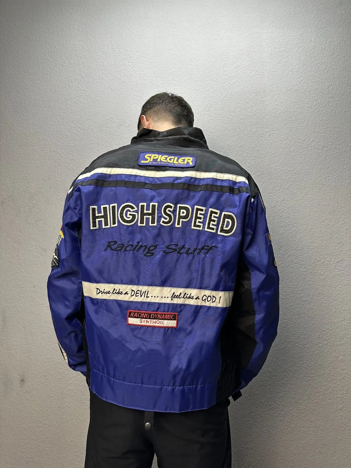 Other Vintage High Speed Racing Team Moto Jacket Y2K streetwear Size US M / EU 48-50 / 2 - 2 Thumbnail