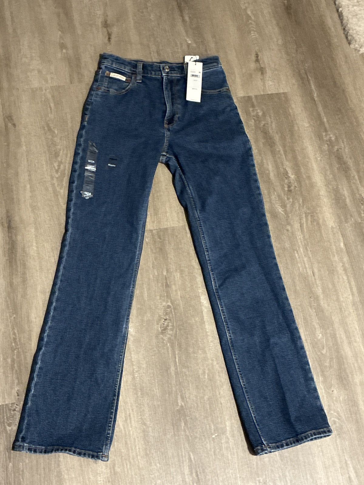 Calvin Klein Women's Calvin Klein Original Bootcut Stretch Denim Size 24" / US 00 / IT 34 - 1 Thumbnail