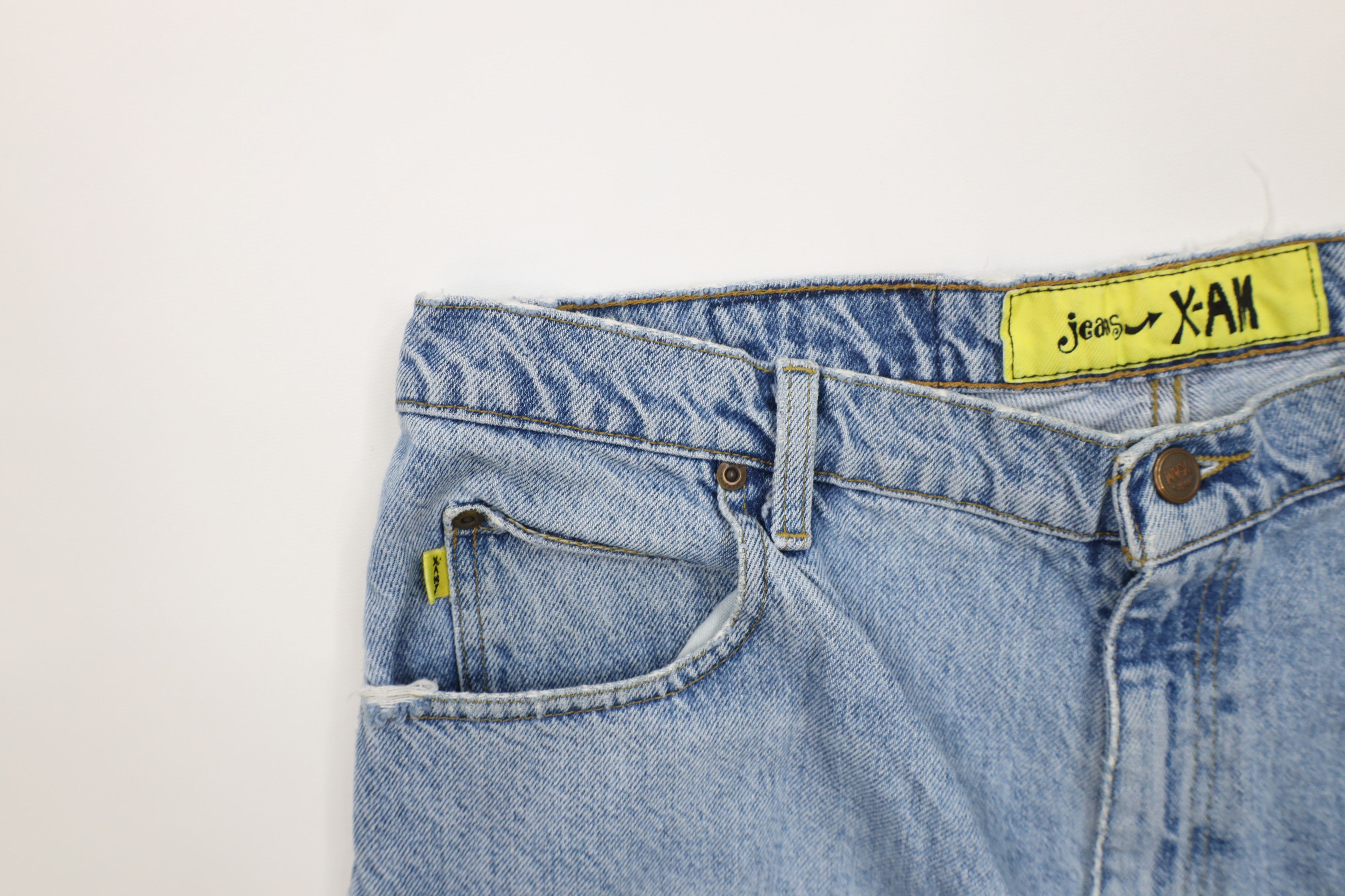 Vintage Vintage 90s Streetwear Fit Denim Jean Shorts Jorts Blue Size US 38 / EU 54 - 8 Thumbnail