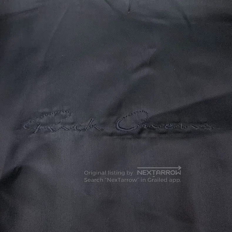 Rick Owens Rick Owens Black Lapel Side Zip Long Sleeve Leather Jacket Size XS / US 0-2 / IT 36-38 - 5 Thumbnail