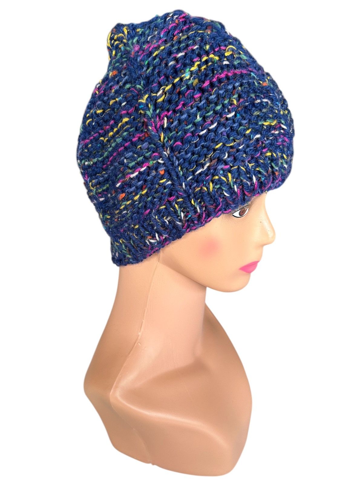 Japanese Brand × Kapital × Vintage Crochet Knitted Handmade Beanie Hats Size ONE SIZE - 1 Thumbnail