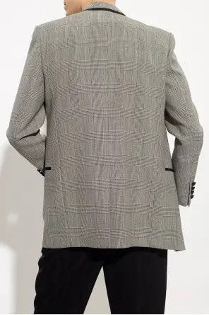 Saint Laurent Paris o1bcso1str1124 Long Double Breasted Jacket in Grey Size US M / EU 48-50 / 2 - 4 Thumbnail